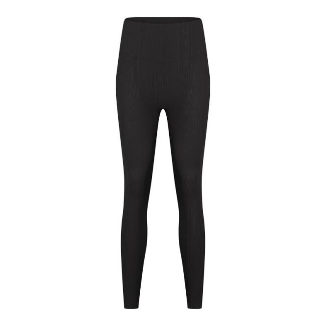 Activewear | Womens  Black Seamless Rib High Waisted Gym Leggings Activewear Activewear