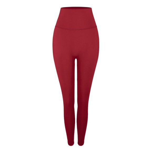 Activewear | Womens  Burgundy Brushed Sculpt Ruched Bum High Waist Sport Leggings Activewear Activewear