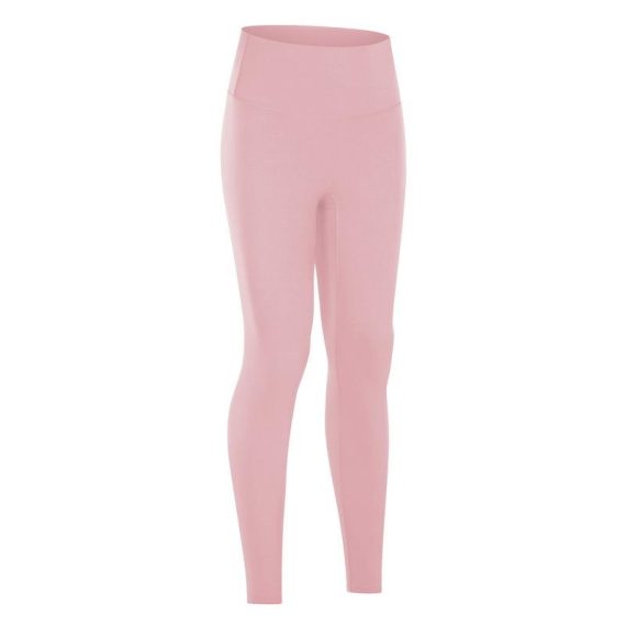 Activewear | Womens  Dusty Pink Basic Seamless High Waist Gym Leggings Activewear Activewear