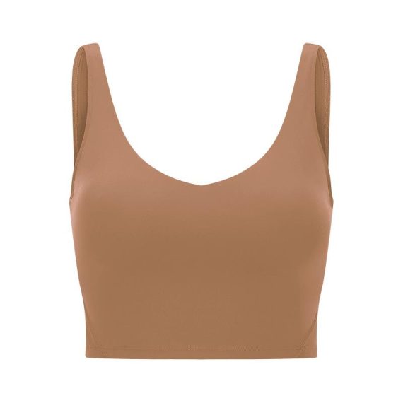 Activewear | Womens  Espresso Sculpt Double Layer Padded Sports Bra Activewear Activewear