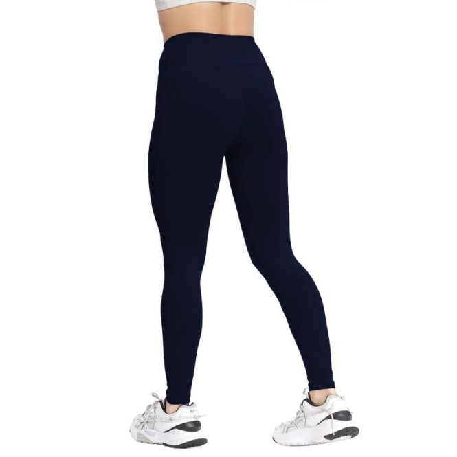 Activewear | Womens  Navy Basic Seamless High Waist Gym Leggings Activewear Activewear