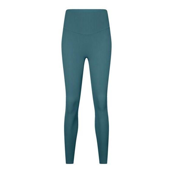 Activewear | Womens  Sea Green Active Rib Gym Leggings Activewear Activewear