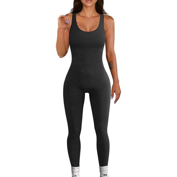 Activewear | Womens  Sea Green Active Rib Long Gym Unitard Activewear Activewear