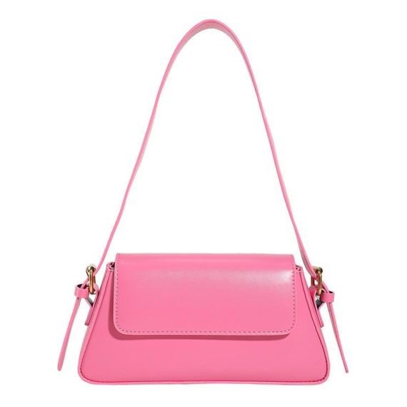 Bags | Womens  Baby Pink Pu Trapeze Shoulder Bag Accessories Baby Pink