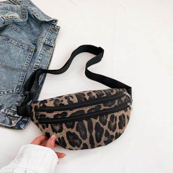 Bags | Womens  Leopard Print Nylon Simple Cross Body Bag Accessories Bags