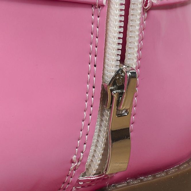 Bags | Womens  Pink Pu Baguette Metal Trim Handbag Accessories Bags