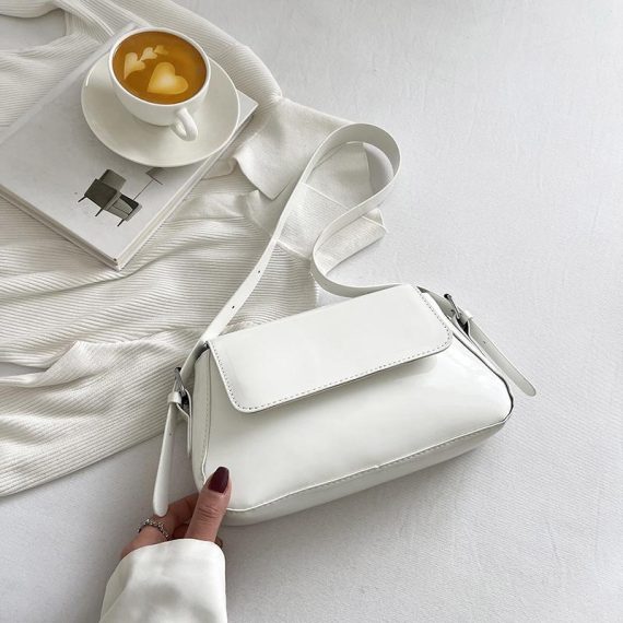 Bags | Womens  White Trapeze Simple Shoulder Bag Accessories Bags