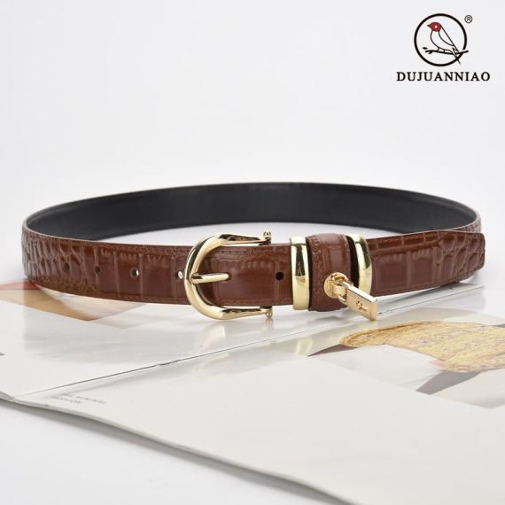 Belts | Womens  Black Croc Gold Buckle Waist Belt Accessories Belts