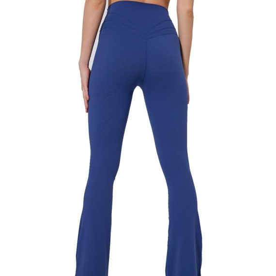 Co-Ords | Womens  Shape Navy Sculpted Foldover Waist Flare Trousers Clothing Co-Ords