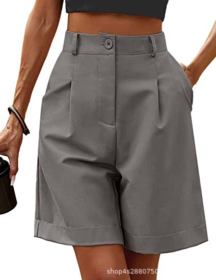 Co-Ords | Womens  Taupe Premium Tailored Woven Shorts Clothing Co-Ords