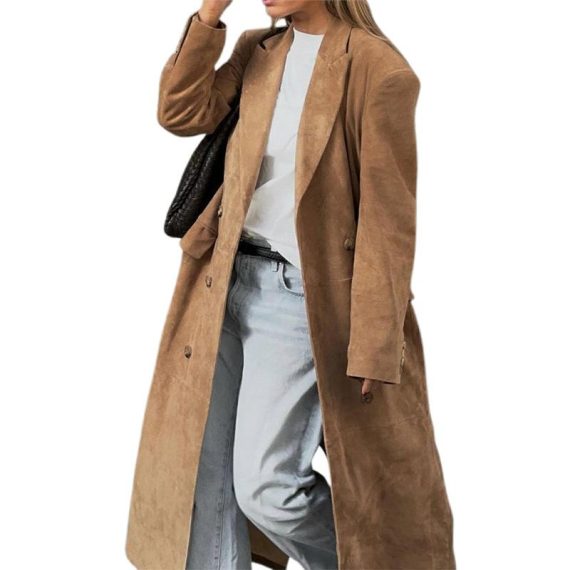 Coats & Jackets | Womens  Camel Brushed Wool Look Oversized Drop Shoulder Coat Clothing Camel