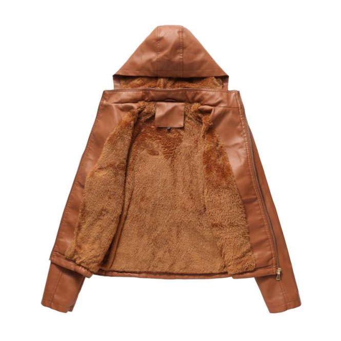 Coats & Jackets | Womens  Chocolate Faux Suede Pu Bonded Aviator Jacket Clothing Chocolate