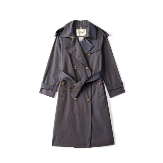 Coats & Jackets | Womens  Petite Charcoal Oversized Trench Coat Clothing Charcoal