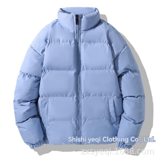 Coats & Jackets | Womens  Prettylittlething Petrol Blue Panelled High Neck Puffer Coat Clothing Coats & Jackets