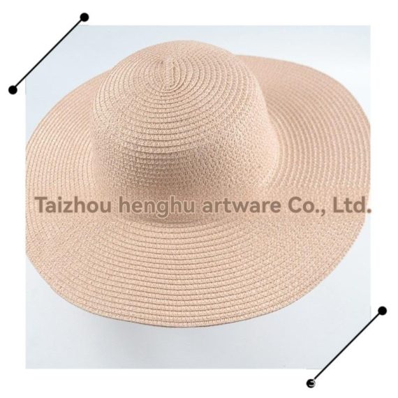 Hats | Womens  Beige Oversized Woven Fedora Accessories Beige