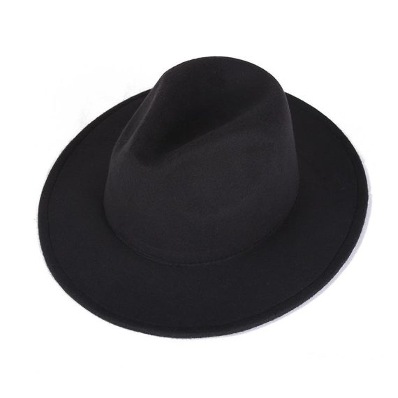 Hats | Womens  Black Wide Brim Fedora Hat Accessories Black