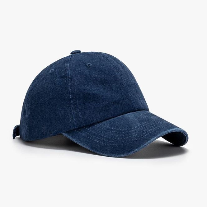 Hats | Womens  Bright Blue Washed Denim Cap Accessories Bright Blue