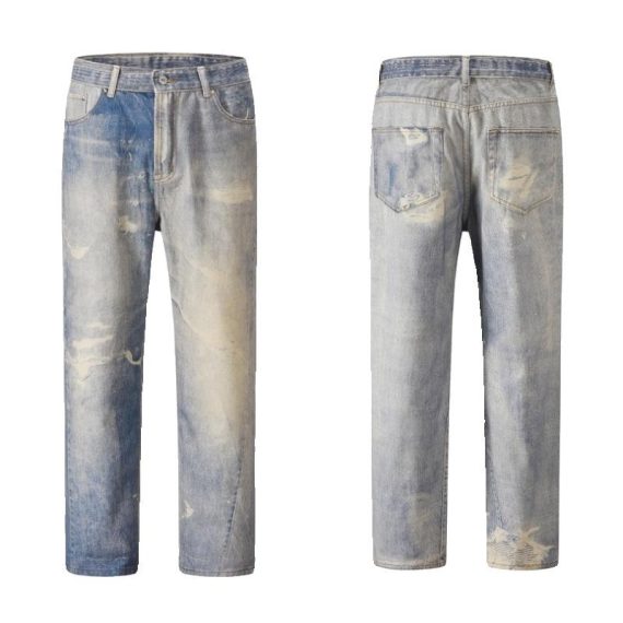 Jeans | Womens  Vintage Wash Extreme Distressed Back Baggy Jeans Clothing Jeans