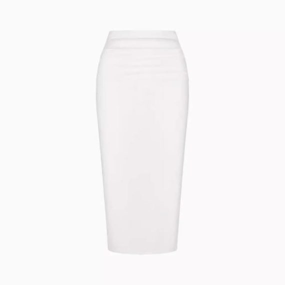 Skirts | Womens  White Soft Knit Waist Tie Midaxi Skirt Clothing Skirts