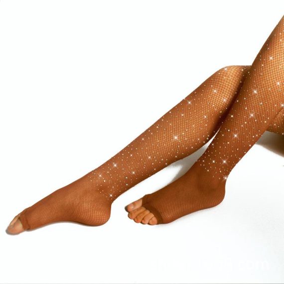 Tights | Womens  Nude Diamante Statement Fishnet Tights Accessories Hosiery