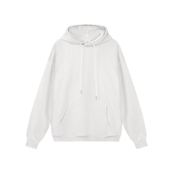 Tops | Womens  White Oversized Fit Sweat Hoodie Clothing Tops