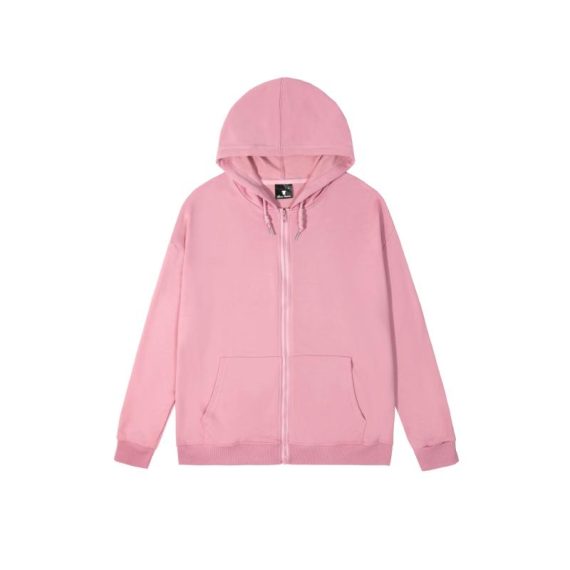 Tracksuits | Womens  Plus Light Pink Oversized Zip Through Seam Detail Hoodie Clothing Light Pink