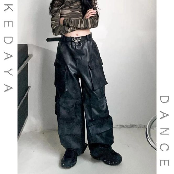 Trousers | Womens  Charcoal Grey Vintage Wash Twill Extreme Oversized Cargo’S Clothing Charcoal Grey