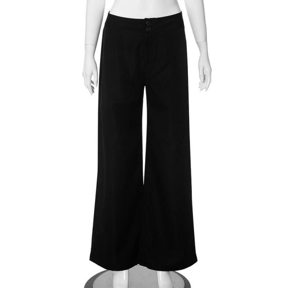 Trousers | Womens  White Woven Double Belt Loop Detail Suit Trousers Clothing Trousers