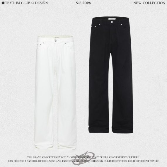 Trousers | Womens  White Woven High Waist Tailored Trousers Clothing Trousers