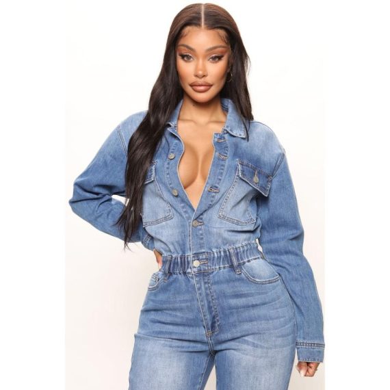 Playsuits | Womens  Petite Light Blue Wash Denim Cut Out Playsuit Clothing Light Blue Wash