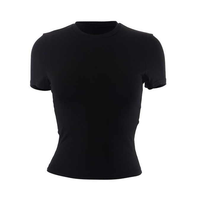 Activewear | Womens  Bone Sculpt Longline Short Sleeve Gym Top Activewear Activewear