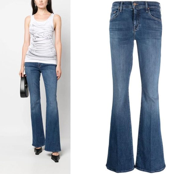 Jeans | Womens  Vintage Wash Frayed Hem Relaxed Fit Jeans Clothing Jeans