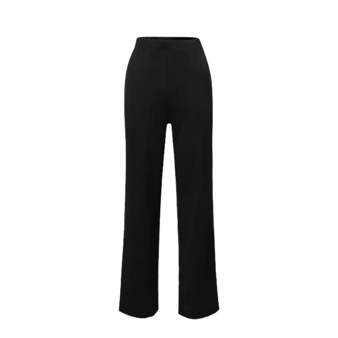 Lingerie | Womens  Black Soft Jersey Wide Leg Pyjama Trousers Clothing Black